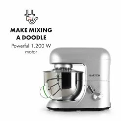 Klarstein Robots De Cuisine [second Choix] Bella Robot Ménager -Appareils de cuisine Soldes Magasin 10005314 0002 side Klarstein Bella Argentea Kuechenmaschine 1200W neu