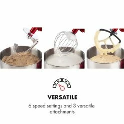 Klarstein Robots De Cuisine [second Choix] Lucia Robot Ménager 3 En 1 -Appareils de cuisine Soldes Magasin 10006254 UK 0004 logo Klarstein Lucia Rossa Kuechenmaschine 1200W