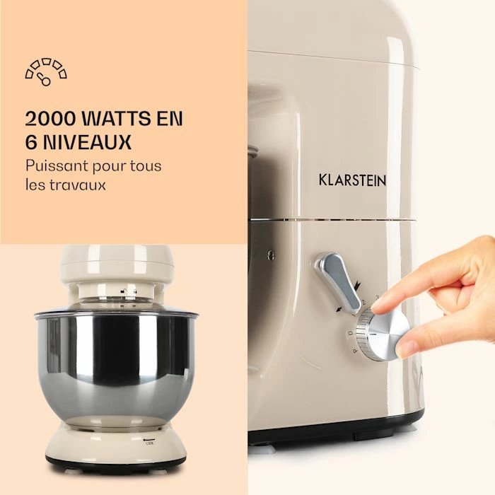 Klarstein Robots De Cuisine Bella Robot Ménager 5 Klarstein Robots De Cuisine Bella Robot Ménager – Image 3