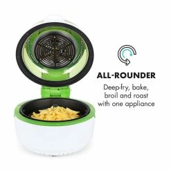 Klarstein Friteuses VitAir Fryer Friteuse à Air Chaud -Appareils de cuisine Soldes Magasin 10012292 yy 0005 logo Klarstein VitAir Heissluftfritteuse V1 Gruen