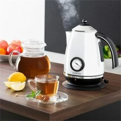 Klarstein Bouilloires [second Choix] Aquavita Chalet Bouilloire -Appareils de cuisine Soldes Magasin 10021358 0005 ambiente Klarstein Aquavita Chalet Wasserkocher weiss reedit v2