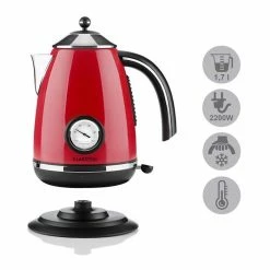 Klarstein Bouilloires Aquavita Chalet Bouilloire -Appareils de cuisine Soldes Magasin 10021359 yy 0004 detail Klarstein Aquavita Chalet Wasserkocher rot reedit