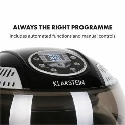 Klarstein Friteuses VitAir Fryer Friteuse à Air Chaud -Appareils de cuisine Soldes Magasin 10021766 yy 0006 logo Klarstein VitAir Heissluftfritteuse V1 Schwarz Grau