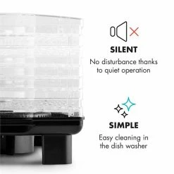 Klarstein Déshydrateurs Bananarama Déshydrateur -Appareils de cuisine Soldes Magasin 10027831 yy 0006 logo Klarstein Bananarama Doerrautomat schwarz reedit