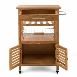 Klarstein Préparation Culinaire Louisiana Chariot De Service Chariot De Cuisine -Appareils de cuisine Soldes Magasin 10028589 uk 0003 detail