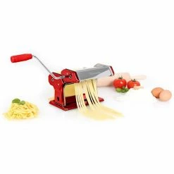 Klarstein Pizza & Pasta Siena Rossa Pasta Maker Machine à Pâtes -Appareils de cuisine Soldes Magasin 10028914 yy 0003 ambient 03 Klarstein Siena Rossa Pasta Maker