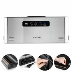 Klarstein Cuisine Vapeur [second Choix] Foodlocker Pro Appareil De Mise Sous Vide -Appareils de cuisine Soldes Magasin 10029742 yy 0004 detail Klarstein Foodlocker Pro Vakuumierer