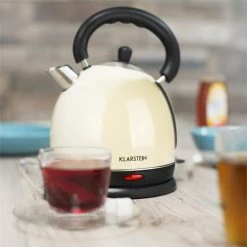 Klarstein Bouilloires Teatime Bouilloire Théière -Appareils de cuisine Soldes Magasin 10029860 yy 0005 ambient Klarstein Teatime Wasserkocher creme