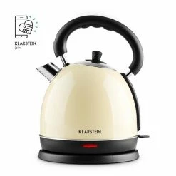 Klarstein Bouilloires Teatime Bouilloire Théière -Appareils de cuisine Soldes Magasin 10029860 yy 0006 logo Klarstein Teatime Wasserkocher Teekessel creme