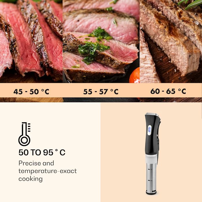 Klarstein Cuisine Vapeur Cuiseur Sous Vide Quickstick 5 Klarstein Cuisine Vapeur Cuiseur Sous Vide Quickstick – Image 3