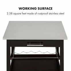 Klarstein Préparation Culinaire Vermont Chariot De Service Chariot De Cuisine -Appareils de cuisine Soldes Magasin 10030776 uk 0006 logo