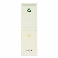 Klarstein Préparation Culinaire Ordnungshüter 2 Poubelle -Appareils de cuisine Soldes Magasin 10031326 yy 0002 titel Klarstein Ordnungshueter 2 Muelleimer cremebeige