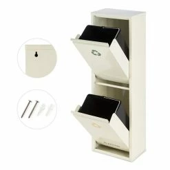 Klarstein Préparation Culinaire Ordnungshüter 2 Poubelle -Appareils de cuisine Soldes Magasin 10031326 yy 0004 detail Klarstein Ordnungshueter 2 Muelleimer cremebeige