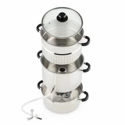 Klarstein Centrifugeuses Applebee Centrifugeuse Vapeur Electrique -Appareils de cuisine Soldes Magasin 10031478 yy 0004 detail Klarstein Applebee Dampf Entsafter 1500W Edelstahl