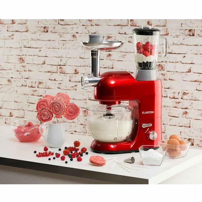 Klarstein Robots De Cuisine Lucia Rossa 2G Robot De Cuisine 4 Klarstein Robots De Cuisine Lucia Rossa 2G Robot De Cuisine – Image 2