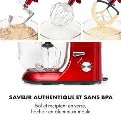 Klarstein Robots De Cuisine Lucia Rossa 2G Robot De Cuisine 11 Klarstein Robots De Cuisine Lucia Rossa 2G Robot De Cuisine -Appareils de cuisine Soldes Magasin 10031674 fr 0004 logo Klarstein Lucia 2G Rossa Kuechenmaschine rot