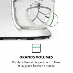 Klarstein Robots De Cuisine Lucia Argentea 2G Robot De Cuisine 12 Klarstein Robots De Cuisine Lucia Argentea 2G Robot De Cuisine -Appareils de cuisine Soldes Magasin 10031675 fr 0005 logo Klarstein Lucia 2G Argentea Kuechenmaschine silber