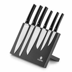 Klarstein Préparation Culinaire Kissaki Kit De Couteaux 13 Klarstein Préparation Culinaire Kissaki Kit De Couteaux -Appareils de cuisine Soldes Magasin 10031845 yy 0006 front Klarstein Kashira Messerset 7tlg Magnetblock weiss