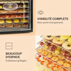 Klarstein Déshydrateurs Déshydrateur Alimentaire Fruit Jerky Plus 6 9 Klarstein Déshydrateurs Déshydrateur Alimentaire Fruit Jerky Plus 6 -Appareils de cuisine Soldes Magasin 10031935 fr 0003 logo