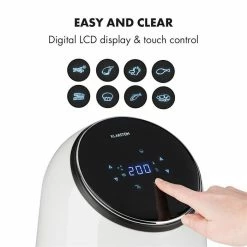 Klarstein Friteuses AirVital Friteuse à Air Chaud 1300 W Blanc 12 Klarstein Friteuses AirVital Friteuse à Air Chaud 1300 W Blanc -Appareils de cuisine Soldes Magasin 10032331 yy 0005 logo Klarstein AirVital Heissluftfritteuse 1300W weiss