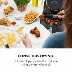 Klarstein Friteuses AirVital Friteuse à Air Chaud 1300 W Noire 9 Klarstein Friteuses AirVital Friteuse à Air Chaud 1300 W Noire -Appareils de cuisine Soldes Magasin 10032332 yy 0002 ambient Klarstein AirVital Heissluftfritteuse 1300W schwarz
