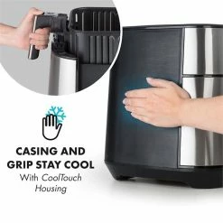 Klarstein Friteuses AeroVital Friteuse à Air Chaud 13 Klarstein Friteuses AeroVital Friteuse à Air Chaud -Appareils de cuisine Soldes Magasin 10032848 yy 0006 logo Klarstein AeroVital Heissluftfritteuse silber reedit