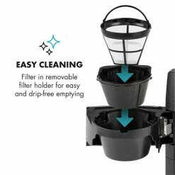 Klarstein Café, Thé Et Espresso Aromatica II Cafetière -Appareils de cuisine Soldes Magasin 10032872 yy 0007 logo Klarstein Aromatica II Kaffeemaschine silber