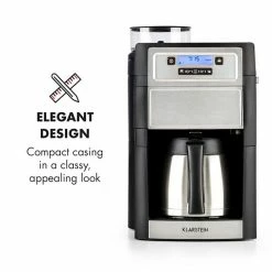 Klarstein Café, Thé Et Espresso Aromatica II Thermo Cafetière -Appareils de cuisine Soldes Magasin 10032875 yy 0003 logo Klarstein Aromatica II Thermo Kaffeemaschine silber