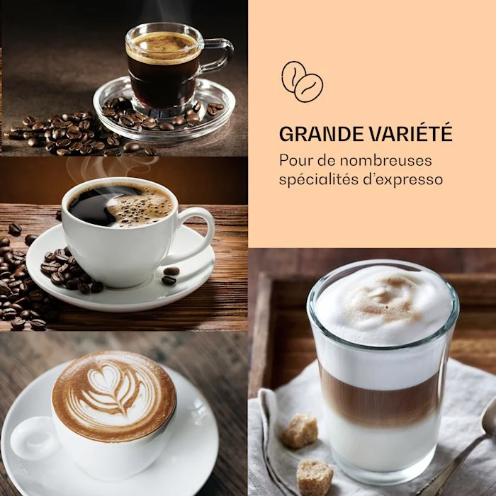 Klarstein Café, Thé Et Espresso BellaVita Espresso Machine à Espresso 8 Klarstein Café, Thé Et Espresso BellaVita Espresso Machine à Espresso – Image 6