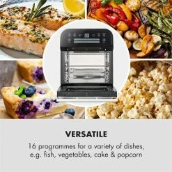 Klarstein Friteuses AeroVital Cube Friteuse à Air Chaud 12 Klarstein Friteuses AeroVital Cube Friteuse à Air Chaud -Appareils de cuisine Soldes Magasin 10033248 yy 0005 logo Klarstein AeroVital Cube Heissluftfritteuse schwarz reedit v2