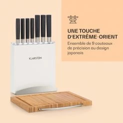 Klarstein Préparation Culinaire Kitano Plus Ensemble De Couteaux Avec Planche à Découper -Appareils de cuisine Soldes Magasin 10033673 fr 0003 logo