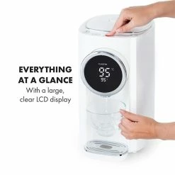 Klarstein Bouilloires Hot Spring Plus Distributeur D'eau Chaude 11 Klarstein Bouilloires Hot Spring Plus Distributeur D'eau Chaude -Appareils de cuisine Soldes Magasin 10033754 yy 0004 logo Hot Spring plus Water Dispenser White
