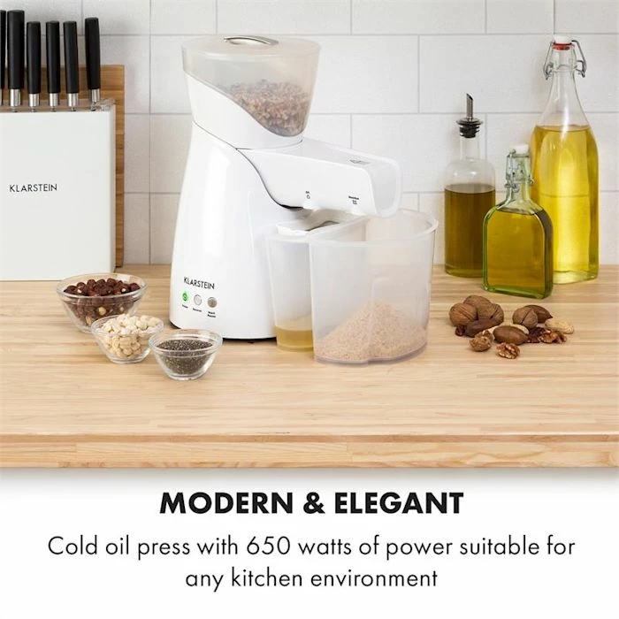 Klarstein Préparation Culinaire Presse à Huile Olivia Presse à Froid 4 Klarstein Préparation Culinaire Presse à Huile Olivia Presse à Froid – Image 2