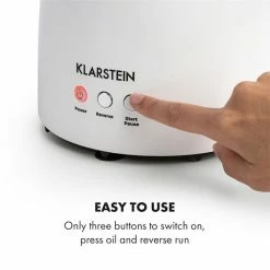 Klarstein Préparation Culinaire Presse à Huile Olivia Presse à Froid 12 Klarstein Préparation Culinaire Presse à Huile Olivia Presse à Froid -Appareils de cuisine Soldes Magasin 10034093 yy 0005 logo Klarstein Olivia oelpresse weiss