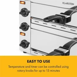Klarstein Pizza & Pasta Vesuvio II Four à Pizza Gastro 2 Chambres -Appareils de cuisine Soldes Magasin 10034579 yy 0003 logo Klarstein Vesuvio II Pizzaofen Gastro 2 Kammern