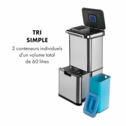 Klarstein Préparation Culinaire Touchless Ultraclean Poubelle à Capteur -Appareils de cuisine Soldes Magasin 10035083 fr 0003 logo