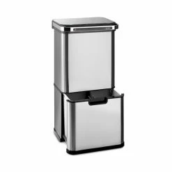 Klarstein Préparation Culinaire Touchless Ultraclean Poubelle à Capteur