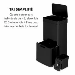 Klarstein Préparation Culinaire Touchless Black Stainless Steel Poubelle -Appareils de cuisine Soldes Magasin 10035097 fr 0003 logo