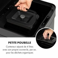 Klarstein Préparation Culinaire Touchless Black Stainless Steel Poubelle -Appareils de cuisine Soldes Magasin 10035097 fr 0004 logo