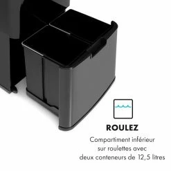 Klarstein Préparation Culinaire Touchless Black Stainless Steel Poubelle -Appareils de cuisine Soldes Magasin 10035097 fr 0005 logo