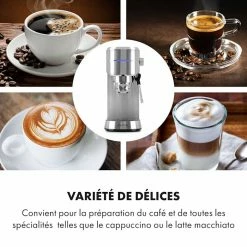 Klarstein Café, Thé Et Espresso Machine à Expresso Futura -Appareils de cuisine Soldes Magasin 10035183 fr 0005 logo
