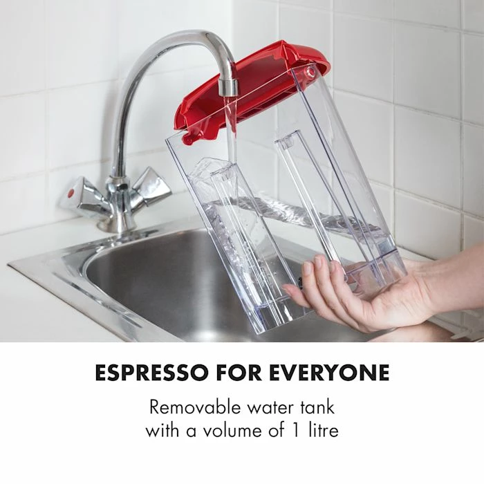 Klarstein Café, Thé Et Espresso Espressionata Gusto Cafetière Expresso 7 Klarstein Café, Thé Et Espresso Espressionata Gusto Cafetière Expresso – Image 5