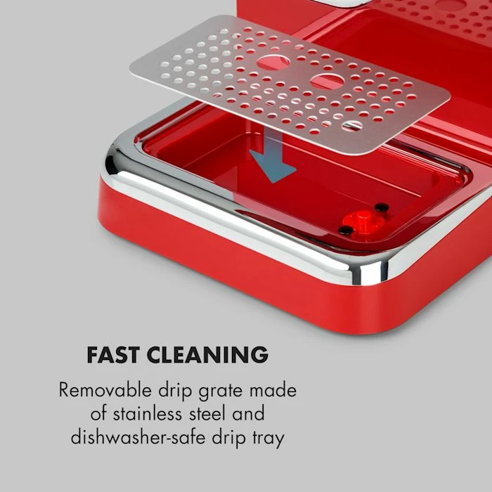 Klarstein Café, Thé Et Espresso Espressionata Gusto Cafetière Expresso 8 Klarstein Café, Thé Et Espresso Espressionata Gusto Cafetière Expresso – Image 6