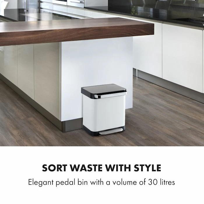 Klarstein Préparation Culinaire Trash Inn Poubelle à Pédale 4 Klarstein Préparation Culinaire Trash Inn Poubelle à Pédale – Image 2