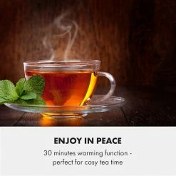 Klarstein Bouilloires Tealicious Théière Entièrement Automatique 12 Klarstein Bouilloires Tealicious Théière Entièrement Automatique -Appareils de cuisine Soldes Magasin 10035475 uk 0005 logo Klarstein Tealicious Auto Teamaker