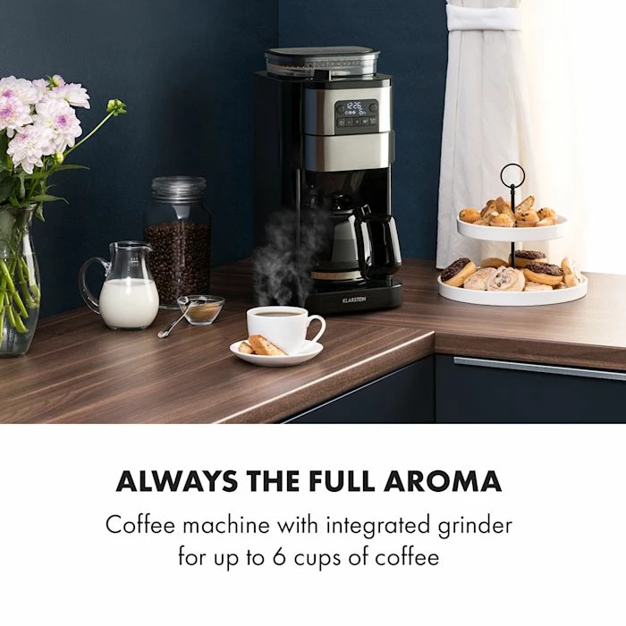 Klarstein Café, Thé Et Espresso Aromatica Taste 6 Cafetière 4 Klarstein Café, Thé Et Espresso Aromatica Taste 6 Cafetière – Image 2