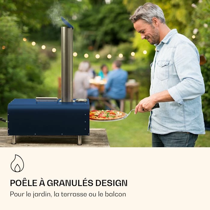 Klarstein Pizza & Pasta Diavolo Four à Granulés Pour Pizza 4 Klarstein Pizza & Pasta Diavolo Four à Granulés Pour Pizza – Image 2