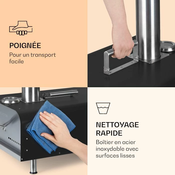 Klarstein Pizza & Pasta Diavolo Four à Granulés Pour Pizza 7 Klarstein Pizza & Pasta Diavolo Four à Granulés Pour Pizza – Image 5