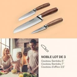 Klarstein Préparation Culinaire Set De Couteaux Kishiko -Appareils de cuisine Soldes Magasin 10036060 fr 0003 logo