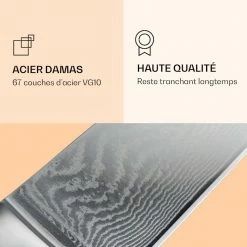 Klarstein Préparation Culinaire Set De Couteaux Kishiko -Appareils de cuisine Soldes Magasin 10036060 fr 0004 logo